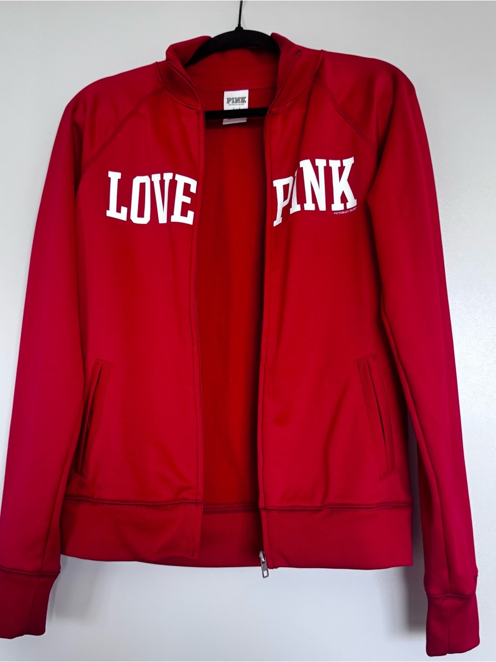 PINK Victoria’s Secret Ohio State Buckeyes Red Full Zip Jacket S
